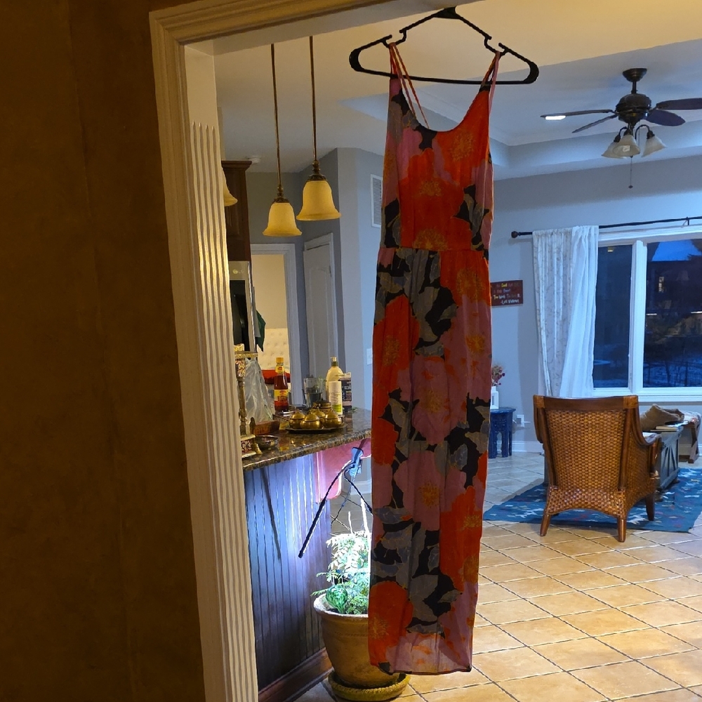 LOFT Multicolor Patterned Dress